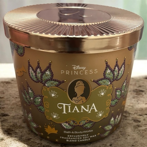 Bath & Body Works Other - Bath and Bodyworks Disney Princess Tiana 3 Wick Candle